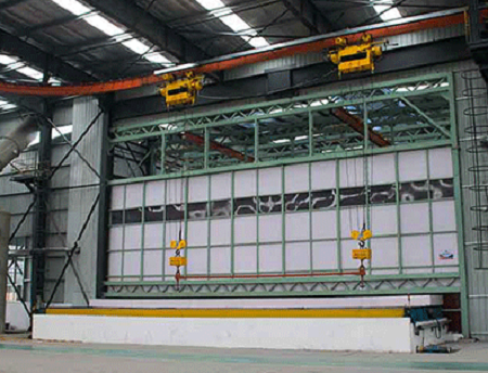 型材吹鍍生產(chǎn)線(xiàn)